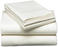 Pinzon 160-Gram Solid Flannel Queen Sheet Set, Cream Pinzon 160-Gram Solid Flannel Queen Sheet Set, Cream