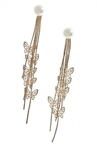 TIFFANY & ZARA BUTTERFLY CHAIN EARRINGS TIFFANY & ZARA BUTTERFLY CHAIN EARRINGS