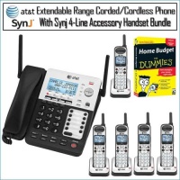 AT&T SB67138 4-Line Extendable Range Corded-Cordless Phone System with 5 Extra Handsets (2) AT&T SB67138 4-Line Extendable Range Corded-Cordless Phone System with 5 Extra Handsets (2)