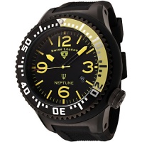Swiss Legend Men's 21818P-BB-01-YB Neptune Collection Black Ion-Plated Black Rubber Watch Swiss Legend Men's 21818P-BB-01-YB Neptune Collection Black Ion-Plated Black Rubber Watch