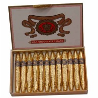 Novelty Indulgence - Milk Chocolate Cigars, Box of 24 Novelty Indulgence - Milk Chocolate Cigars, Box of 24