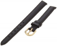 Timex Women's Q7B859 Padded Calfskin Stitched 9mm Black Replacement Watchband Timex Women's Q7B859 Padded Calfskin Stitched 9mm Black Replacement Watchband