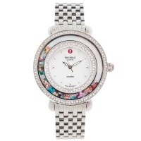 Michele Womens Cloette Carnival Diamond Accented Watch Michele Womens Cloette Carnival Diamond Accented Watch