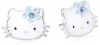 Hello Kitty Girls' Birthstone Crystal Stud Earrings