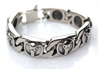 Stainless Steel Longhorn Design by Dynamis Jewelry Stainless Steel Longhorn Design by Dynamis Jewelry