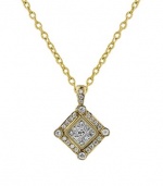 Effy Jewlery Diversa 14K Yellow Gold Diamond Pendant, .57 TCW
